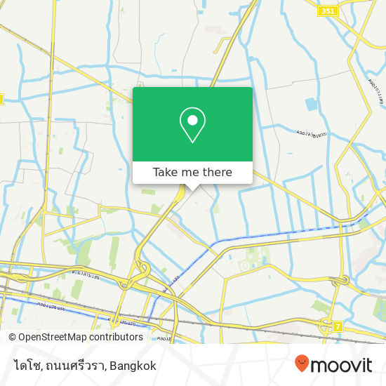 ไดโซ, ถนนศรีวรา map