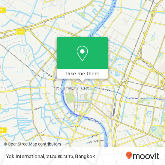 Yok International, ถนน ตะนาว map