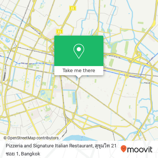 Pizzeria and Signature Italian Restaurant, สุขุมวิท 21 ซอย 1 map