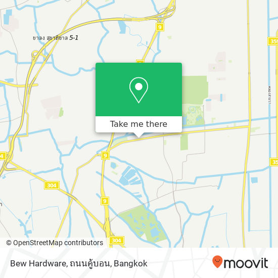 Bew Hardware, ถนนคู้บอน map