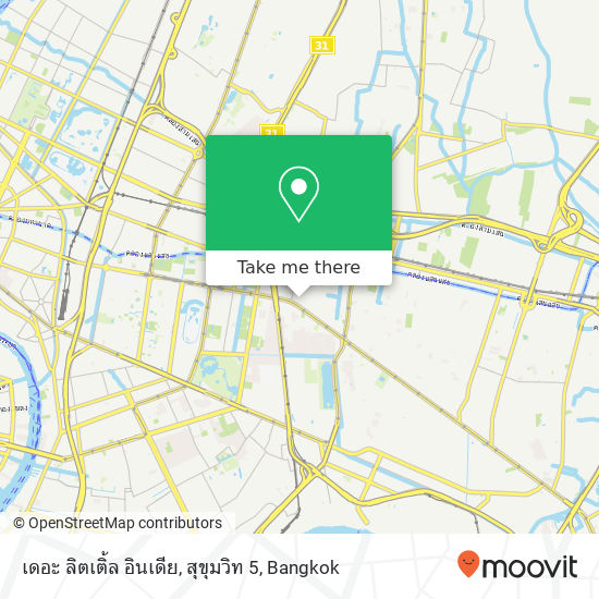 เดอะ ลิตเติ้ล อินเดีย, สุขุมวิท 5 map