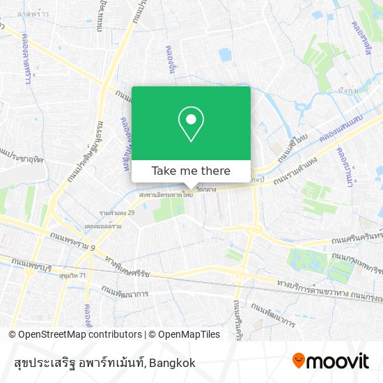 สุขประเสริฐ อพาร์ทเม้นท์ map