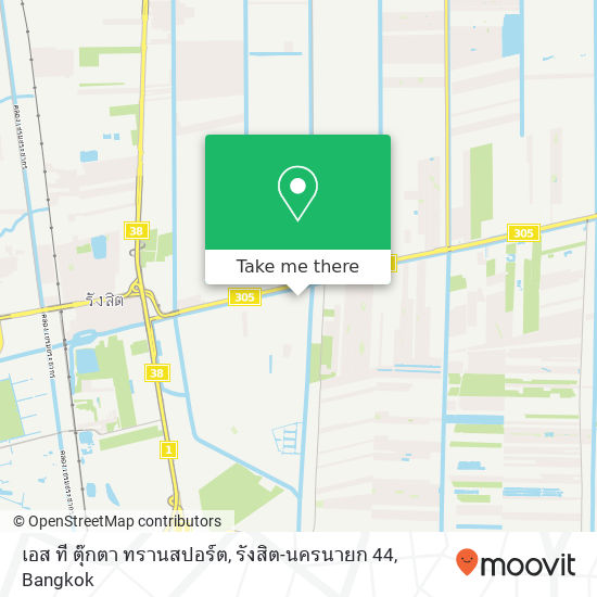 เอส ที ตุ๊กตา ทรานสปอร์ต, รังสิต-นครนายก 44 map