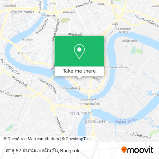 สาธุ 57 สนามแบดมินตัน map