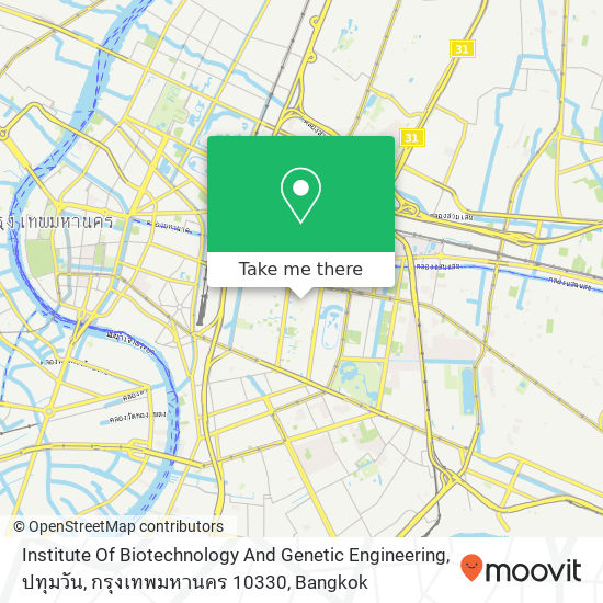 Institute Of Biotechnology And Genetic Engineering, ปทุมวัน, กรุงเทพมหานคร 10330 map