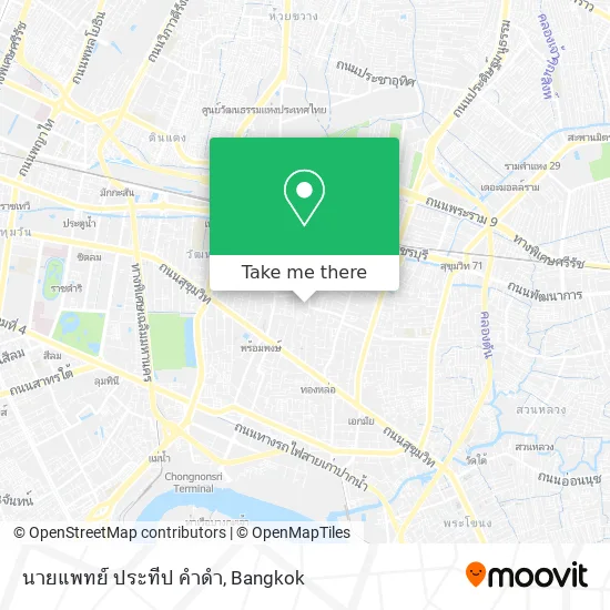 นายแพทย์ ประทีป คำดำ map