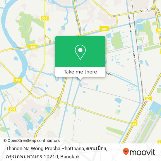 Thanon Na Wong Pracha Phatthana, ดอนเมือง, กรุงเทพมหานคร 10210 map