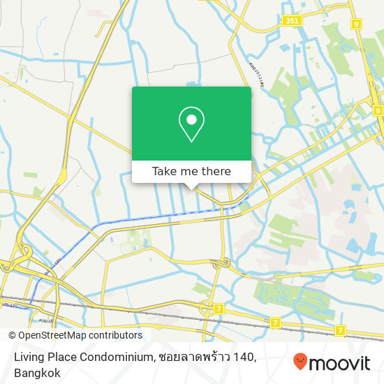 Living Place Condominium, ซอยลาดพร้าว 140 map