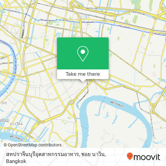 สหปราจีนบุรีอุตสาหกรรมอาหาร, ซอย นาวิน map