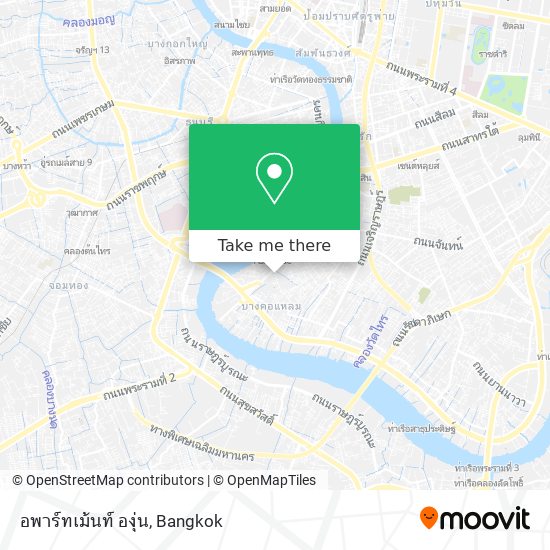 อพาร์ทเม้นท์ องุ่น map