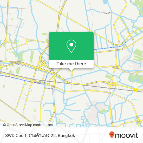 SWD Court, รามคำแหง 22 map