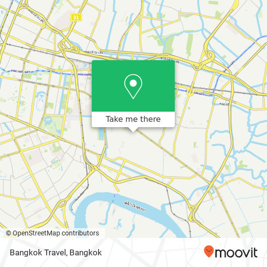 Bangkok Travel map