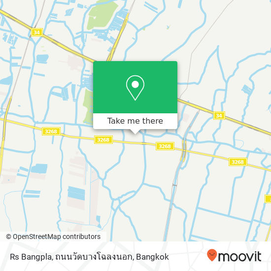 Rs Bangpla, ถนนวัดบางโฉลงนอก map