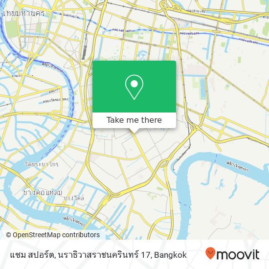 แซม สปอร์ต, นราธิวาสราชนครินทร์ 17 map