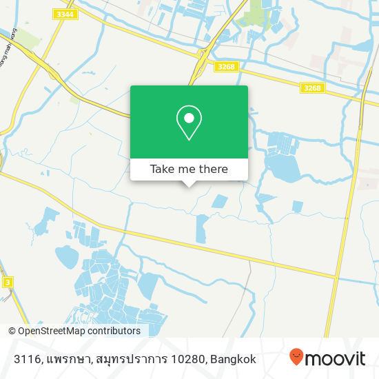 3116, แพรกษา, สมุทรปราการ 10280 map