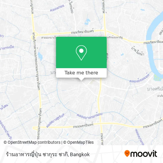 ร้านอาหารญี่ปุ่น ซากุระ ซากิ map
