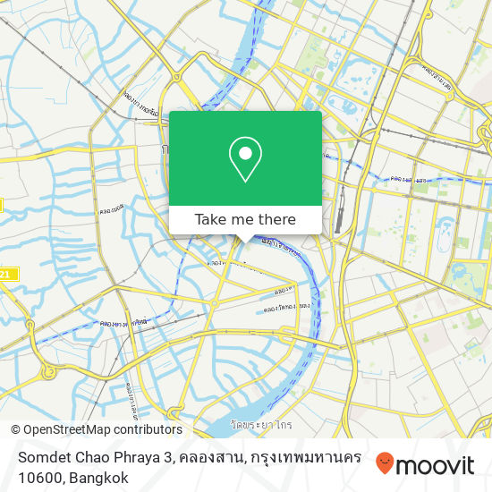 Somdet Chao Phraya 3, คลองสาน, กรุงเทพมหานคร 10600 map