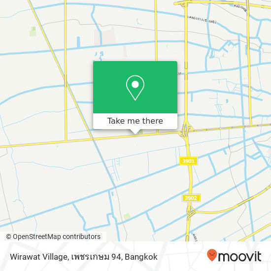 Wirawat Village, เพชรเกษม 94 map