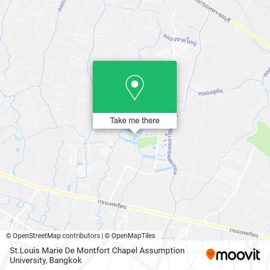 St.Louis Marie De Montfort Chapel Assumption University map