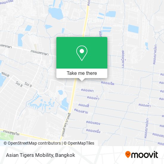 Asian Tigers Mobility map
