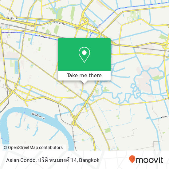 Asian Condo, ปรีดี พนมยงค์ 14 map