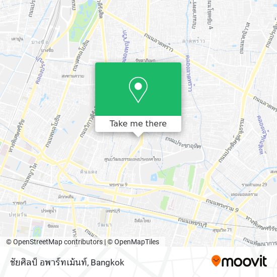 ชัยศิลป์ อพาร์ทเม้นท์ map