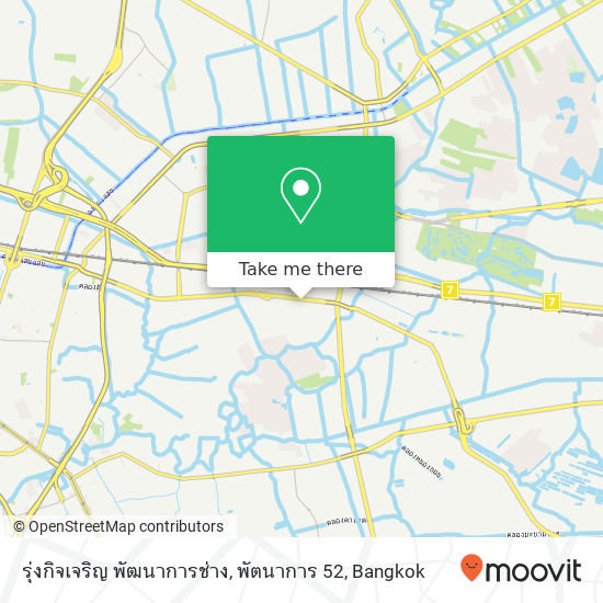 รุ่งกิจเจริญ พัฒนาการช่าง, พัตนาการ 52 map