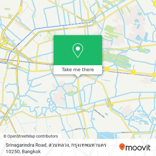 Srinagarindra Road, สวนหลวง, กรุงเทพมหานคร 10250 map