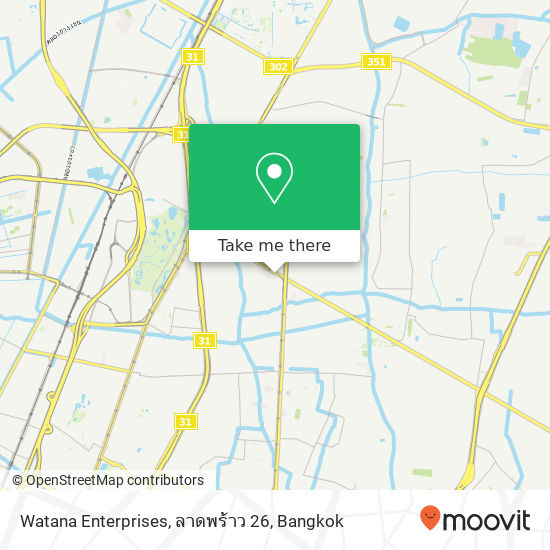 Watana Enterprises, ลาดพร้าว 26 map