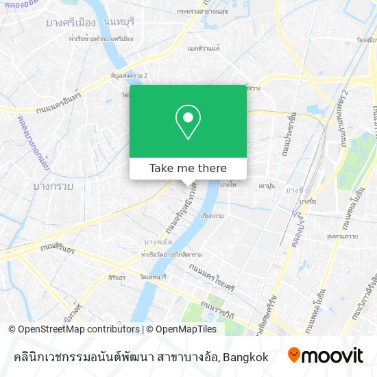 คลินิกเวชกรรมอนันต์พัฒนา สาขาบางอ้อ map