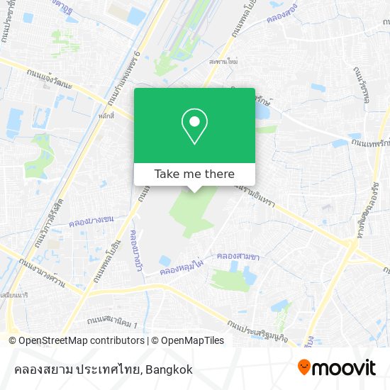 คลองสยาม ประเทศไทย map