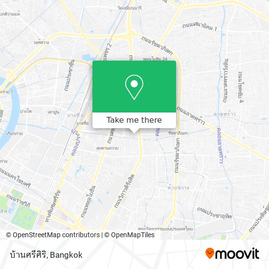 บ้านศรีศิริ map