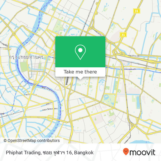 Phiphat Trading, ซอย จุฬาฯ 16 map