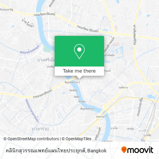 คลินิกสุวรรณแพทย์แผนไทยประยุกต์ map