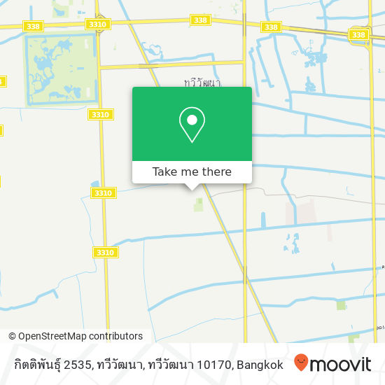 กิตติพันธุ์ 2535, ทวีวัฒนา, ทวีวัฒนา 10170 map