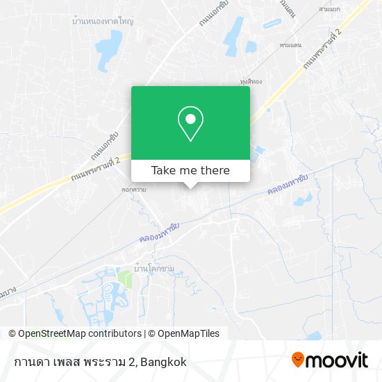 กานดา เพลส พระราม 2 map
