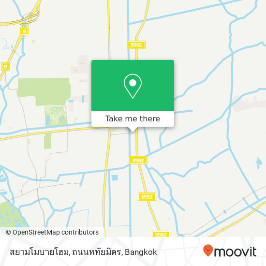 สยามโมบายโฮม, ถนนหทัยมิตร map