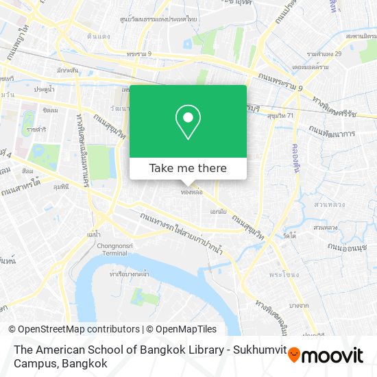 The American School of Bangkok Library - Sukhumvit Campus map