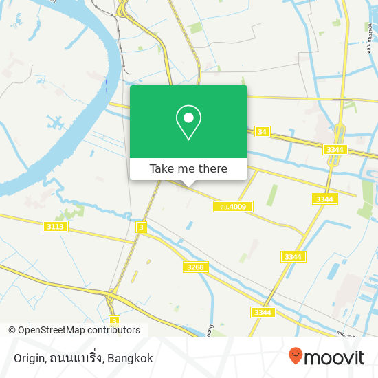 Origin, ถนนแบริ่ง map