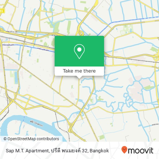 Sap M.T. Apartment, ปรีดี พนมยงค์ 32 map