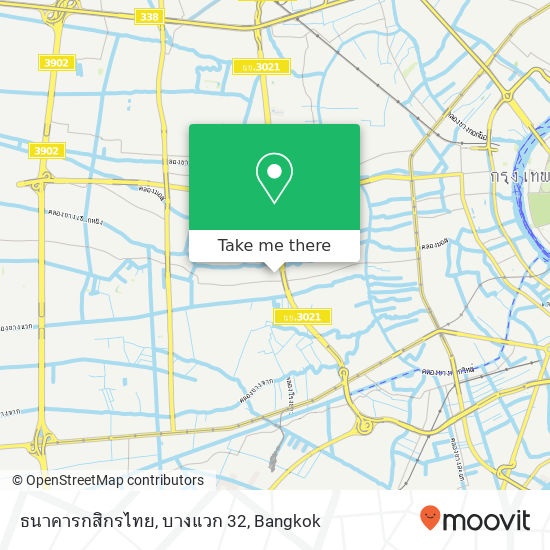 ธนาคารกสิกรไทย, บางแวก 32 map
