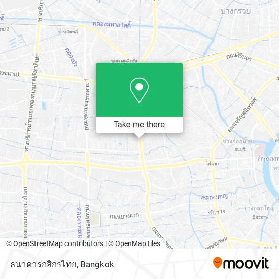 ธนาคารกสิกรไทย map