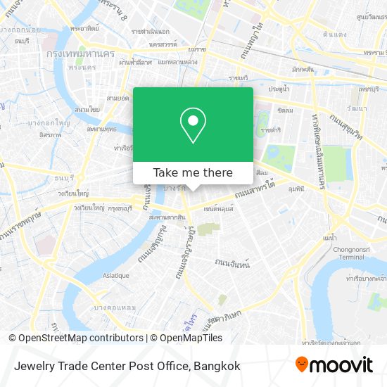 Jewelry Trade Center Post Office map