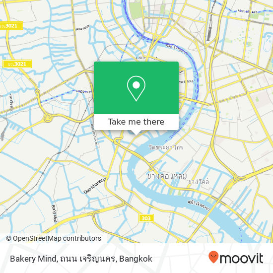 Bakery Mind, ถนน เจริญนคร map