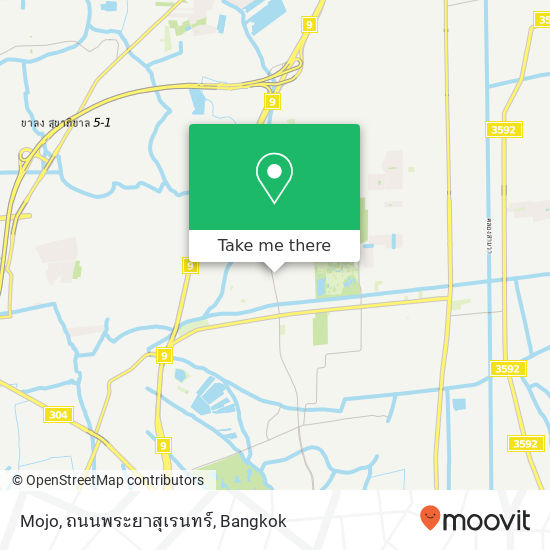 Mojo, ถนนพระยาสุเรนทร์ map