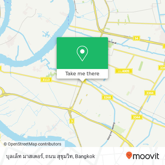 บุลเล็ท มาสเตอร์, ถนน สุขุมวิท map