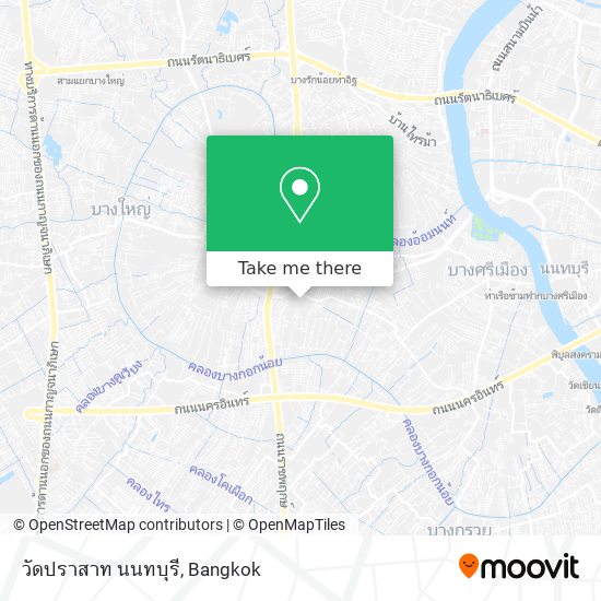 วัดปราสาท นนทบุรี map