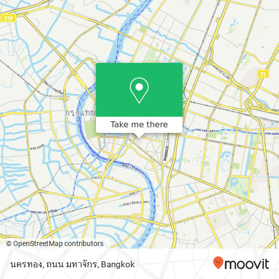 นครทอง, ถนน มหาจักร map