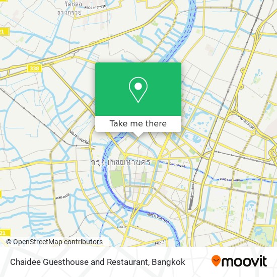 Chaidee Guesthouse and Restaurant map