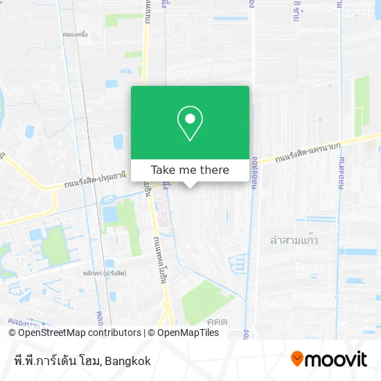 พี.พี.การ์เด้น โฮม map